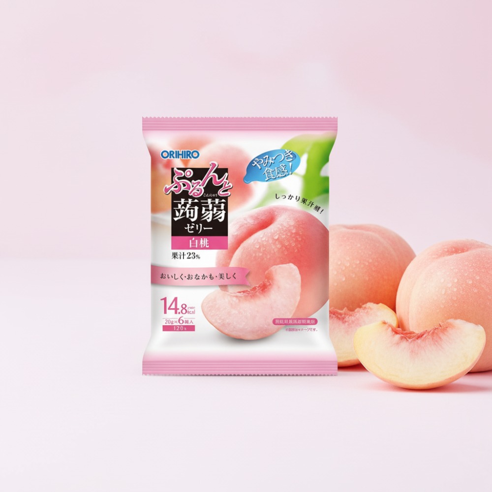 오리히로곤약젤리복숭아